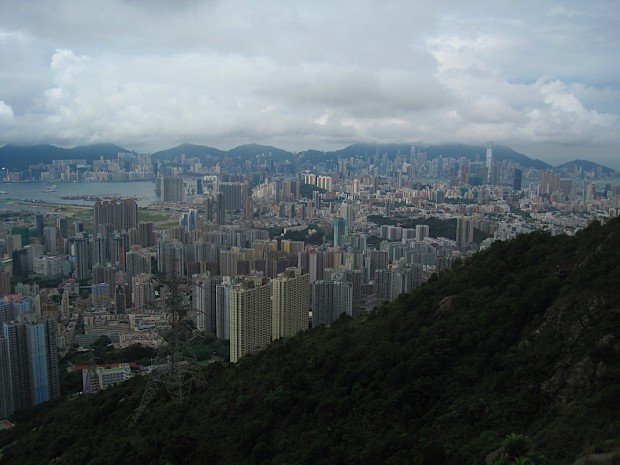 "Rock Climbing at Central Crag-Victoria Peak"