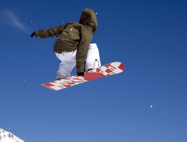 "Snowboarding at Mount Olympus Ski Area"