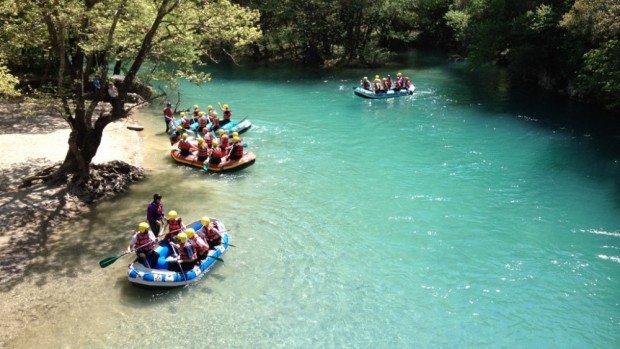 "White Water Rafting at Voidomatis River"