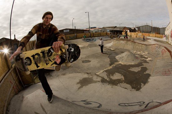 ''Skate Boarding in New Bird Skatepark''