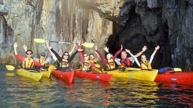 "Kayaking at the Ung Kong Islands"