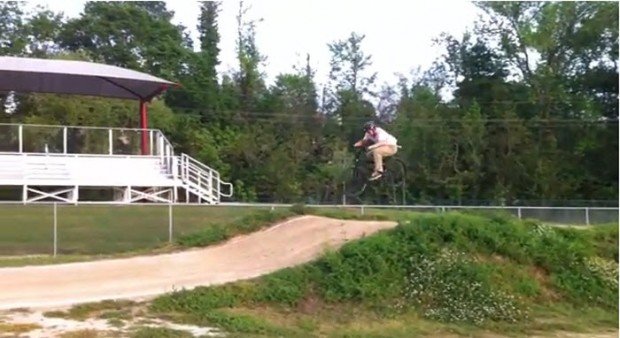 "BMX Dirt in Baton Rouge BMX Track"