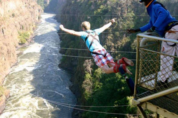 "Bungee Jumping at Mohanchatti Jump Zone"