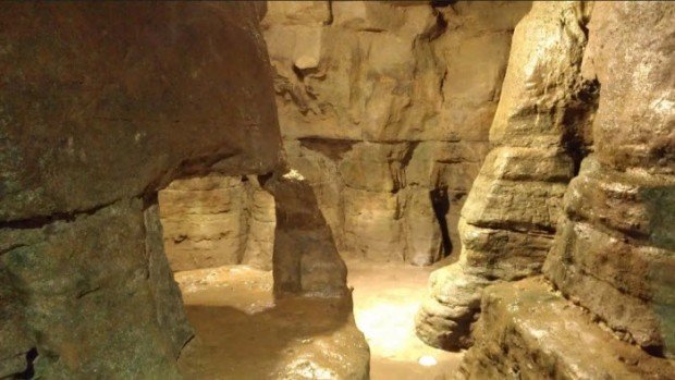 "Inside Olentangy Indian Caverns"