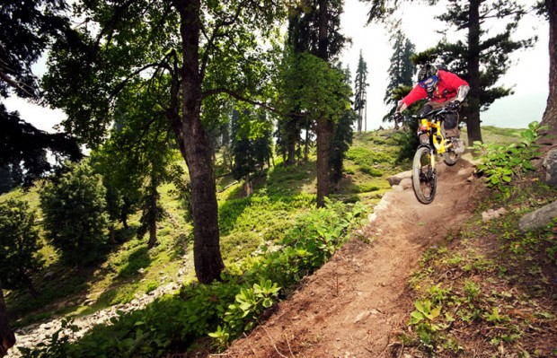 "Mountain Bike Freeride at Gulmarg Resort"