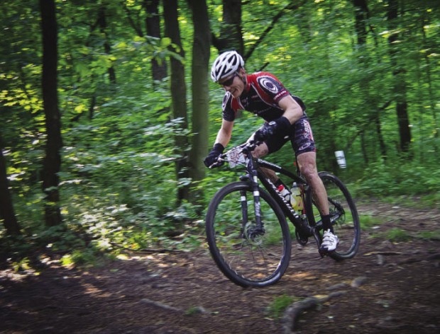 "Mountain Biker in Alum Creek State Park Phase 2"