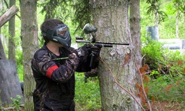 "Paintball Game in Orrville"