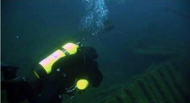 Cayuga wreck, Lake Michigan