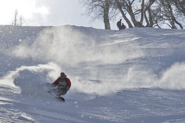 "Snowboarding at Auli Ski Resort"