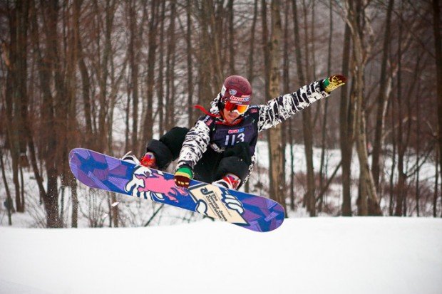 “Snowboarding at Catamount Ski Area”