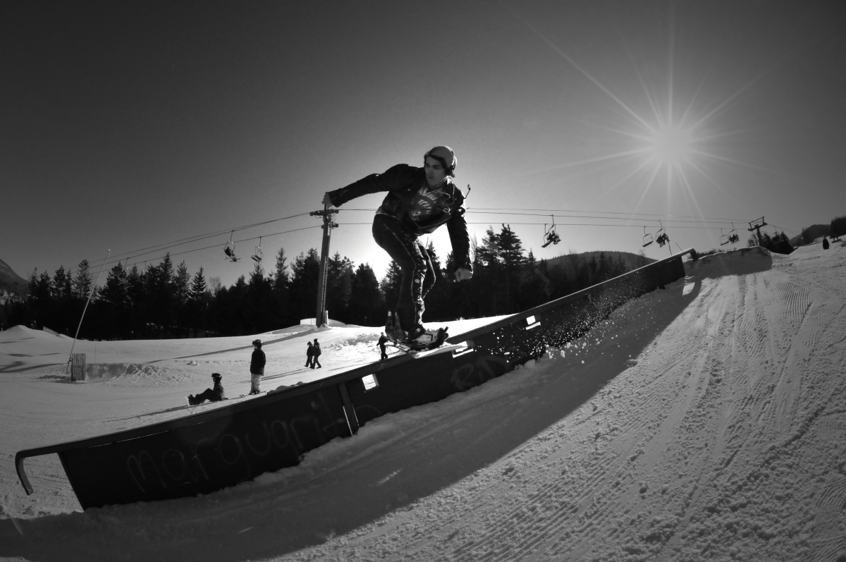 Snowboarding Hunter Mountain Hunter New York USA