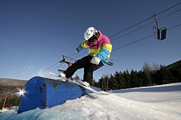 “Snowboarding at Hunter Mountain”