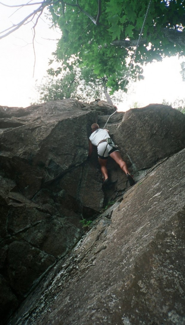 "Rock Climbing at Lie Detector"