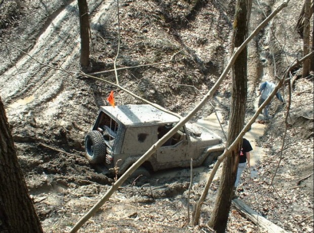 "Four Wheel Driving in The Cliffs Off Road Park"