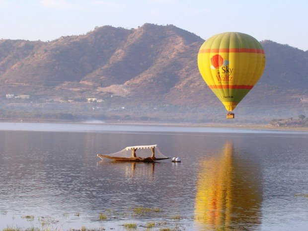 "Hot Air Ballooning at Ranthambore National Park"