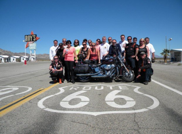 "Motorcyclists on Route 66"