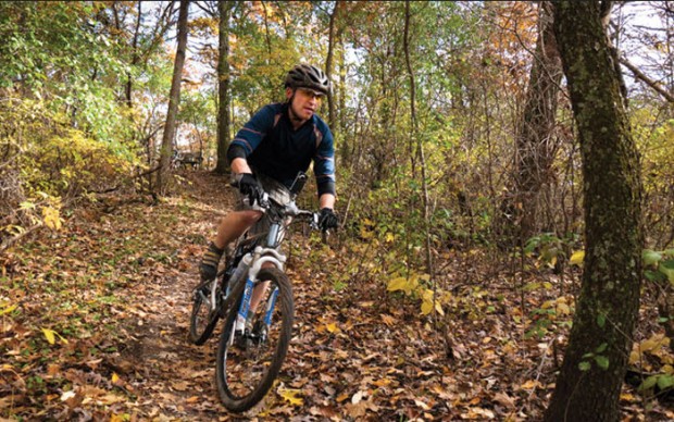 "Mountain Biking in Pike State Forest APV Area - Outer Loop"
