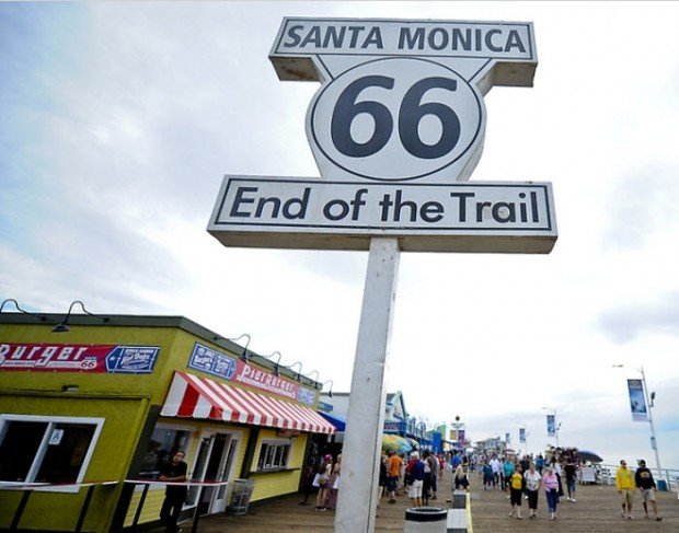 "Route 66 Trail End"