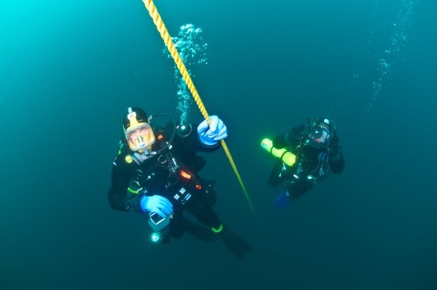 "Scuba Diving in Colonel Ellsworth wreck"