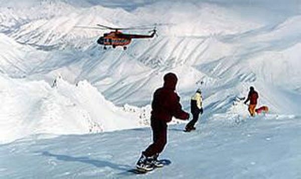 "Snowboarding in Sorochany Ski Resort"