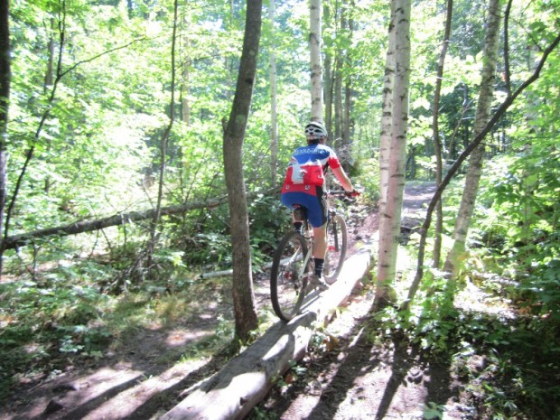 "Mountain Biking at Inner Peace Loop"