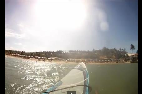 ''windsurfing at Barra do Cunhau''