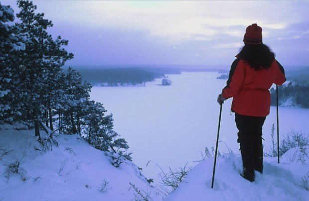 "Alpine Skiing in Sable Mountain"