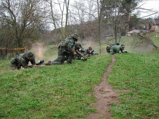 "Paintball at Retziki Paintland Field"