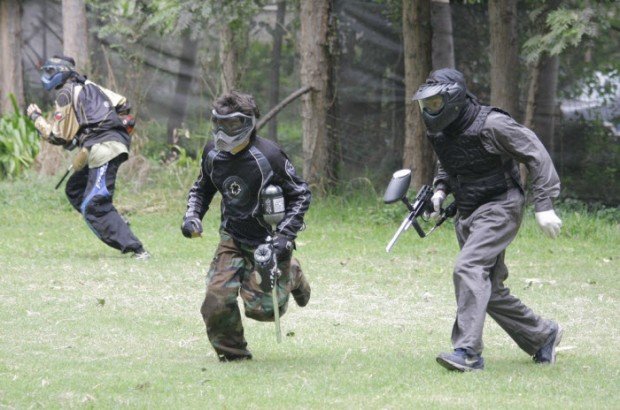 "Paintball game in Seville"