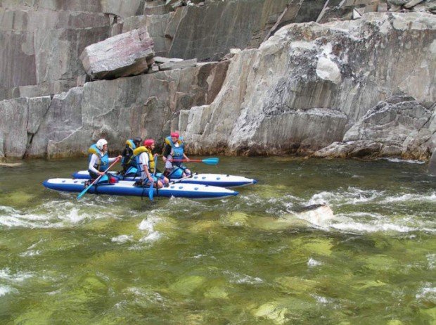 "Rafting on Irkut River"