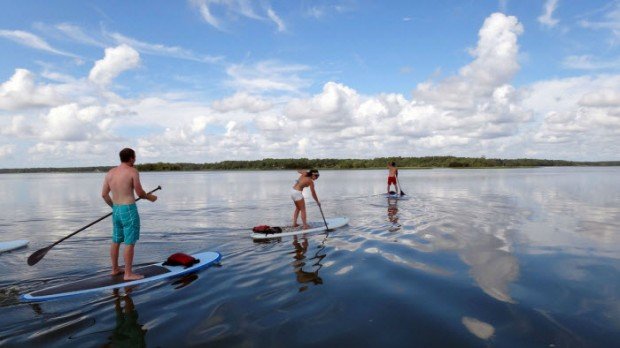 "SUP in the Guadalquivir River"