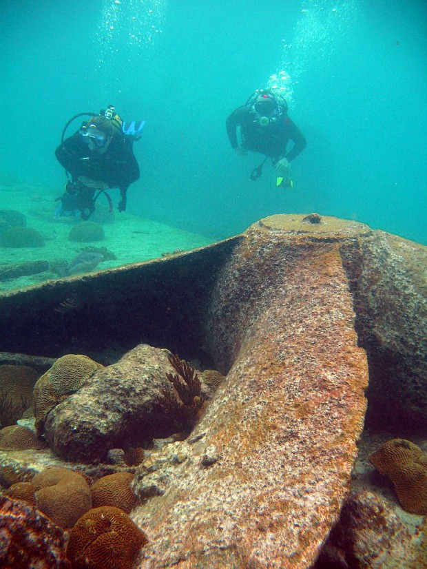 ''Scuba Diving at Cristobal Colon''