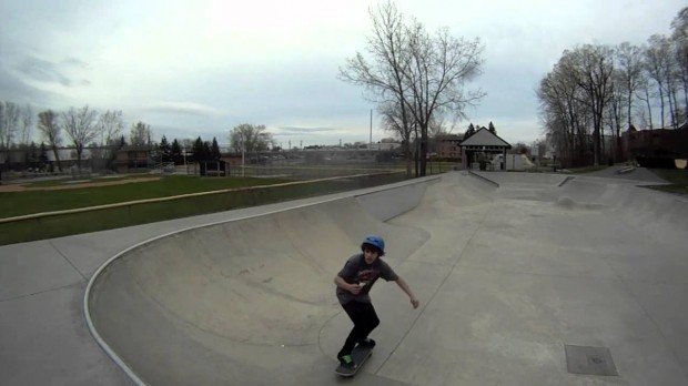 “Skateboarding at Zero Gravity Skatepark”