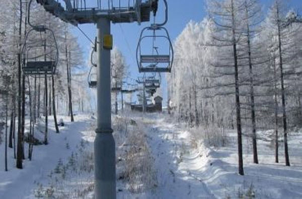 "Ski lifts in Absakovo Ski Resort"