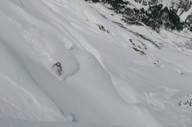 "Snowboarding in Cheget Ski Resort"