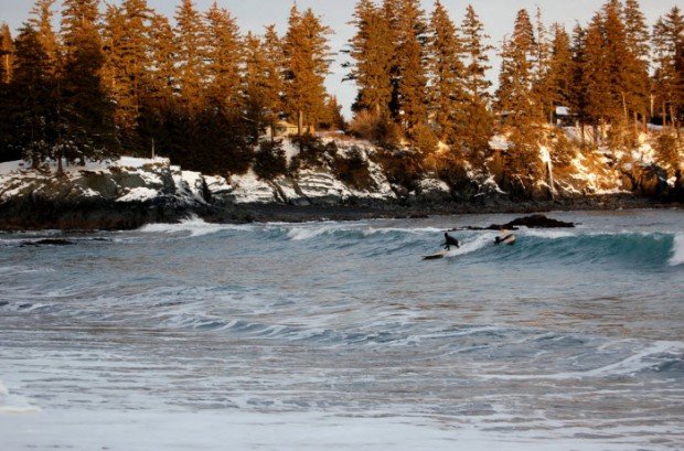 "Surfer in Mill Bay"