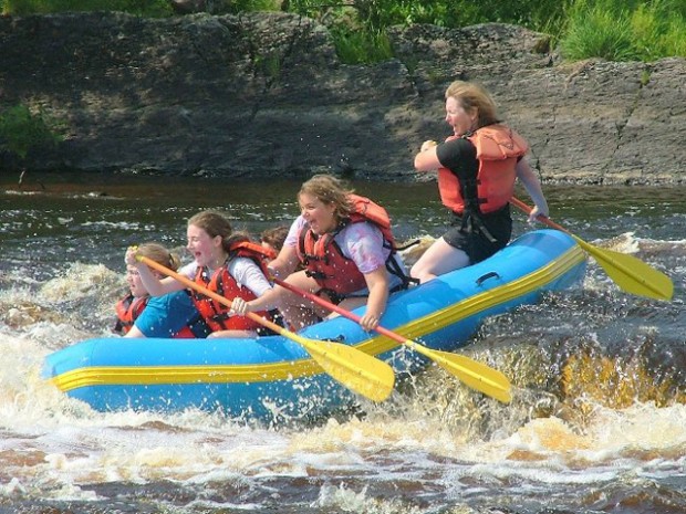 “White Water Rafting at St. Louis River”