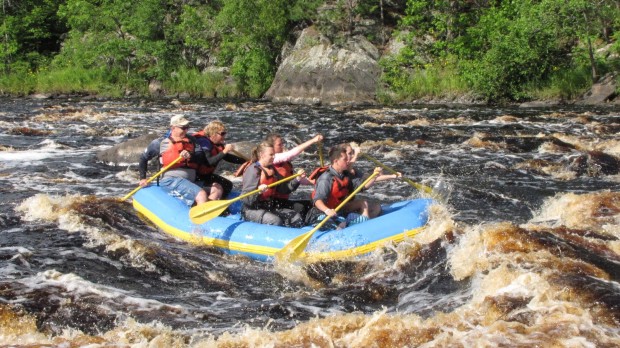 “White Water Rafting at St. Louis River”