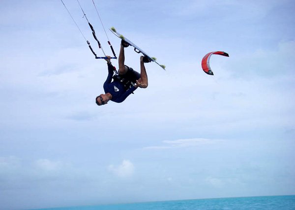 ''kiteboarding at Providenciales''