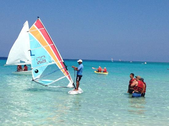 ''windsurfing at Playa Pesquero''