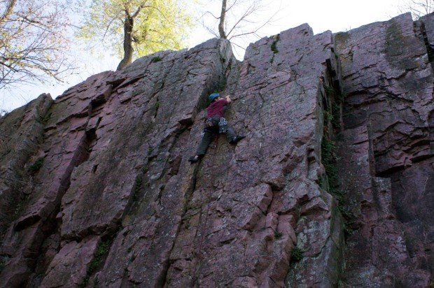 “Rock Climbing at Palisades State Park”