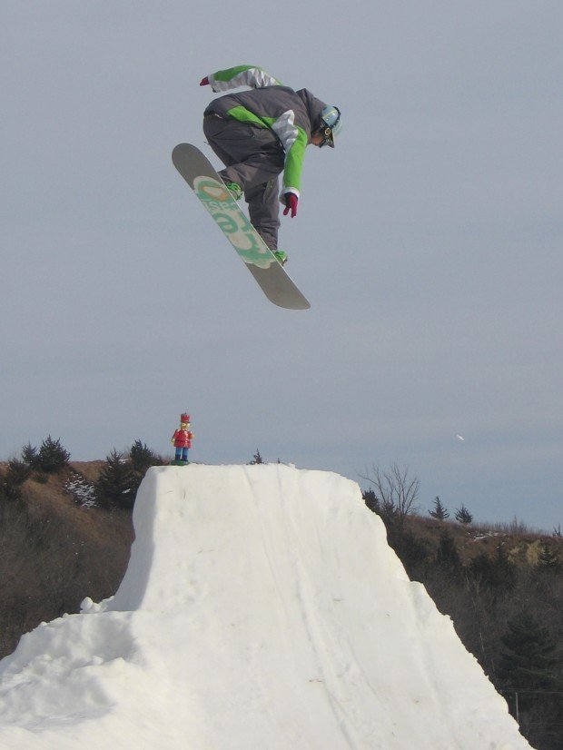 “Snowboarding at Mt Crescent”