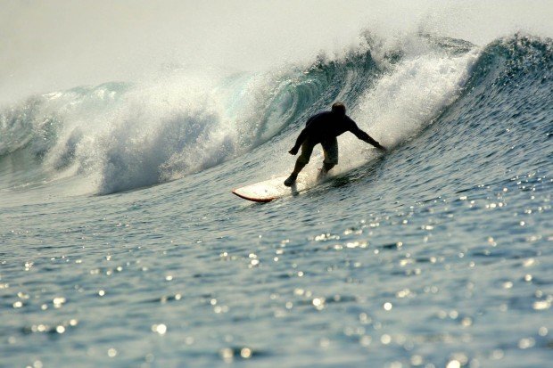 ''Surfing at Hunky's''