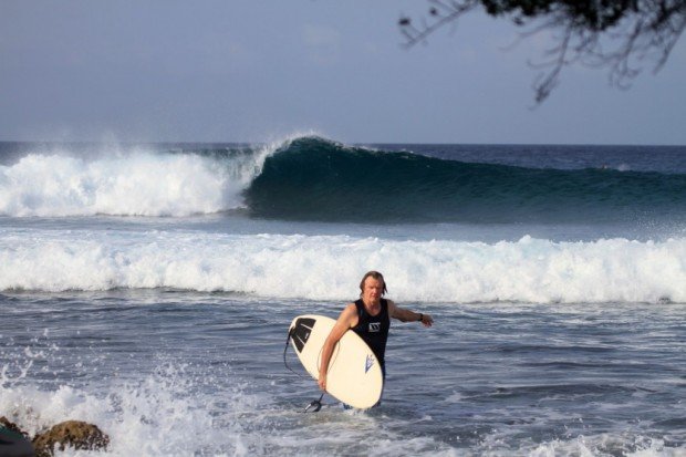 ''Surfing at Pasta Point''