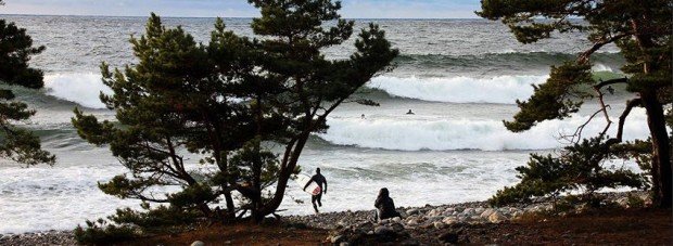 "Surfing in Mys Flotskiy"