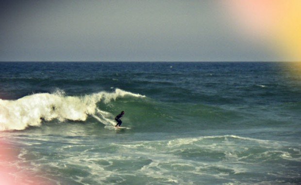 "Surfing in Praia da Foz do Arelho"