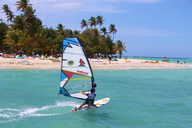 ''Windsurfing at Pigeon Point''