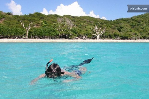 ''snorkeling at Magens Bay''