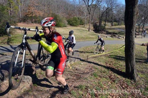 "Mountain Biking at Alsopp Park, Little Rock"