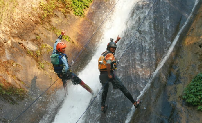 ''Canyoning in Charaundi Canyon''